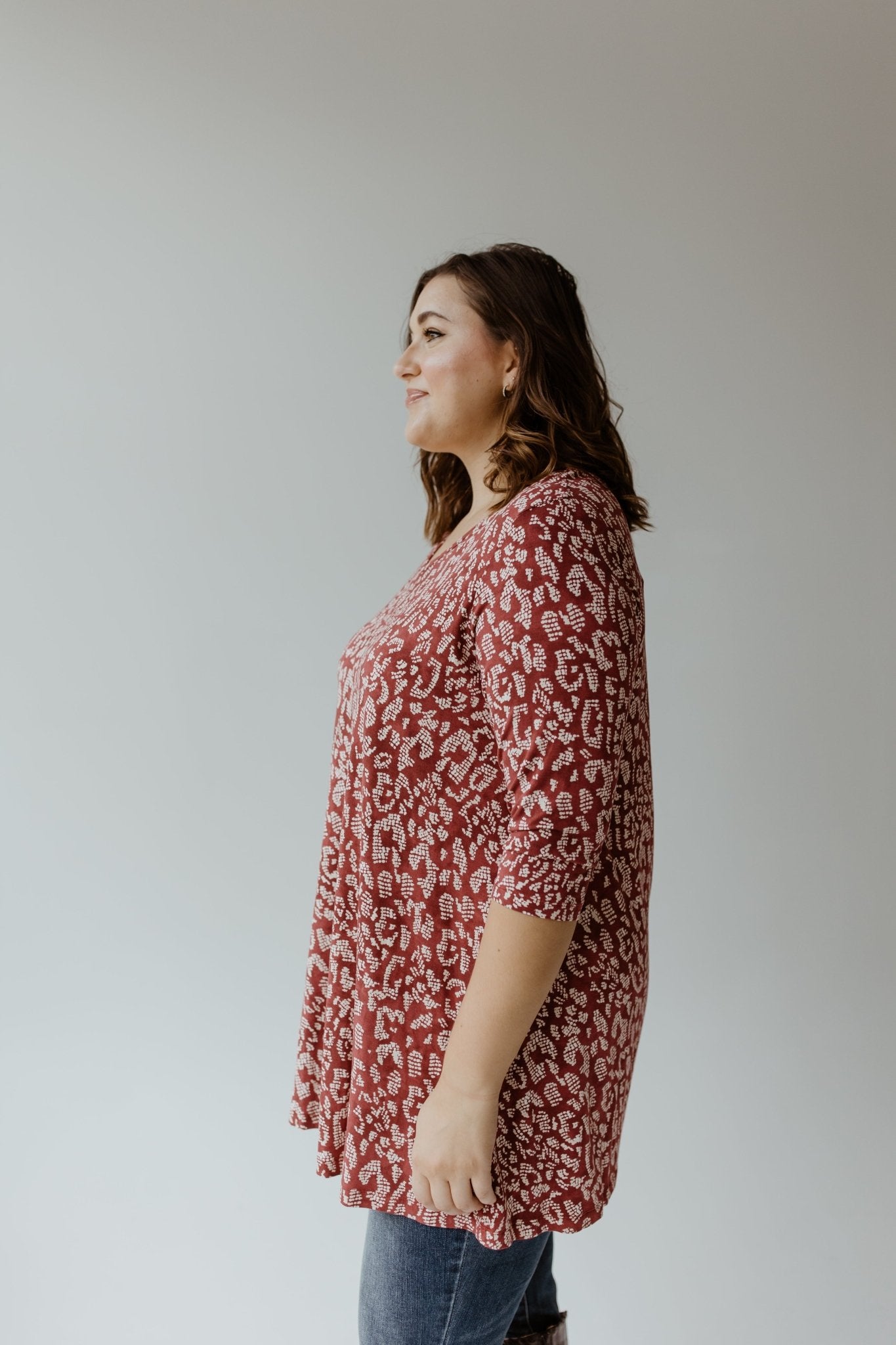 ABSTRACT ANIMAL PRINT TUNIC - Love Marlow