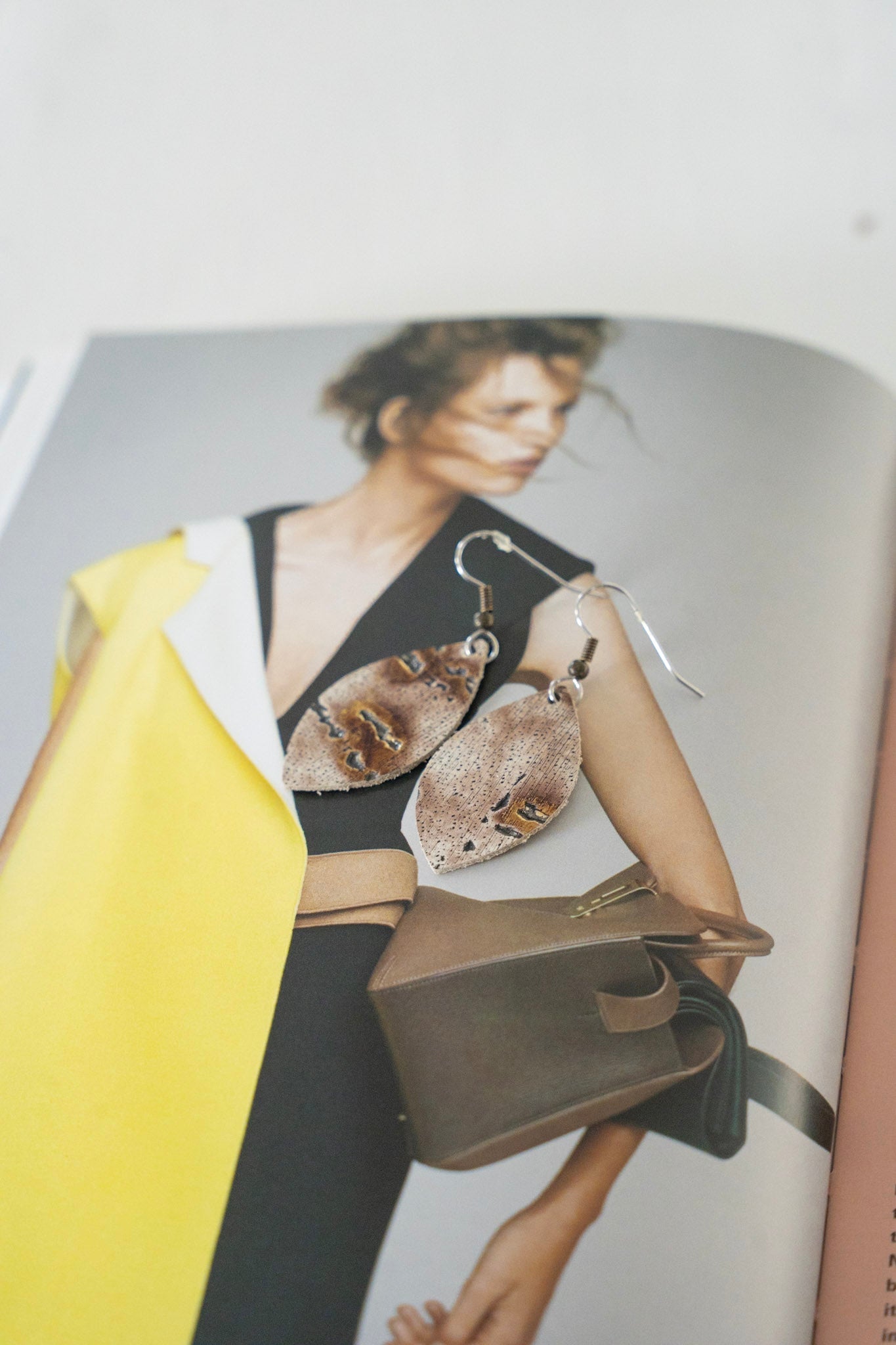 AILEEN EARRINGS IN BIRCH BARK - Love Marlow