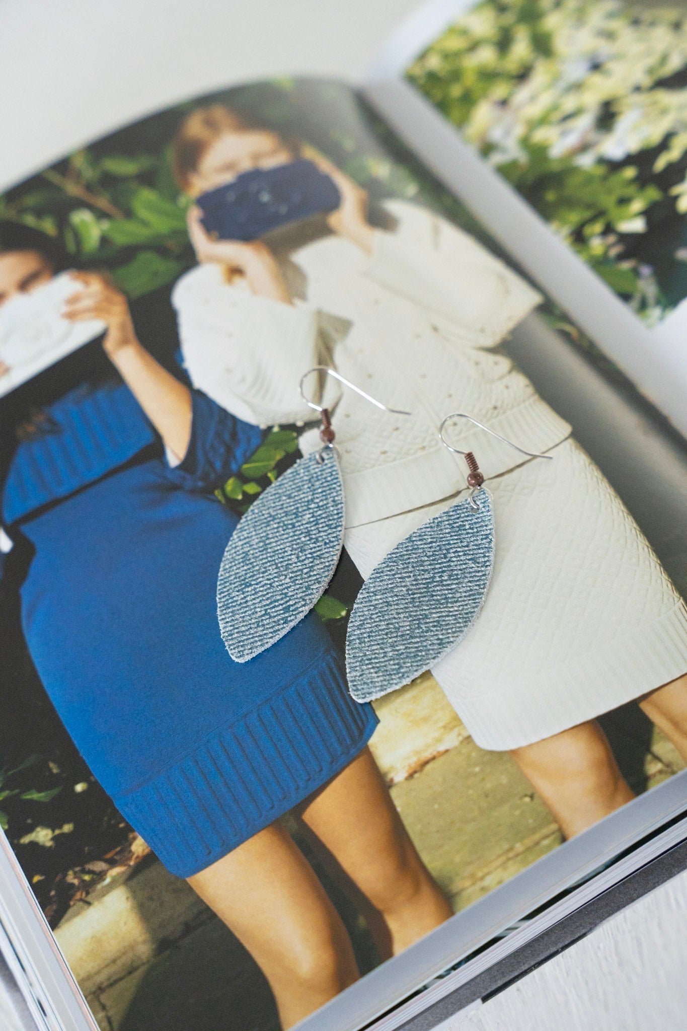 Aileen Earrings in Denim - Love Marlow