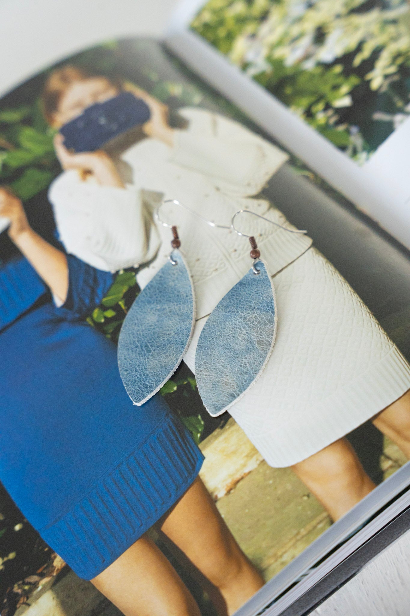 AILEEN EARRINGS IN SPRING BLUE - Love Marlow