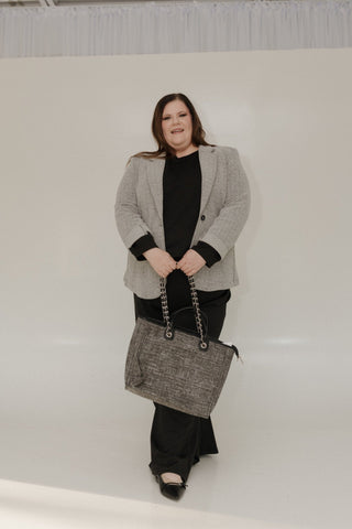 AIRLUXE RAGLAN LONG - SLEEVE SWEATSHIRT IN BLACK - Love Marlow