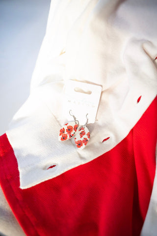Ali Earrings in Poppy - Love Marlow