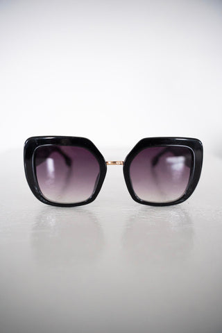 AMALFI COAST SUNGLASSES IN BLACK - Love Marlow