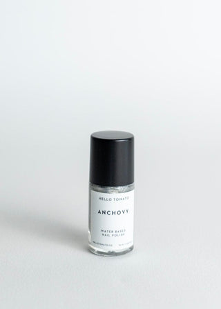 ANCHOVY SILVER METALLIC NAIL POLISH – VEGAN ODORLESS & NON - TOXIC - Love Marlow