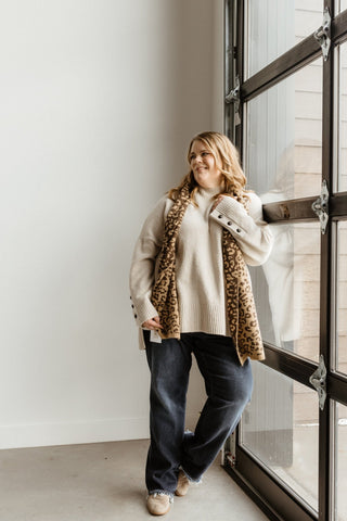 ANIMAL PRINT KNIT SCARF - Love Marlow