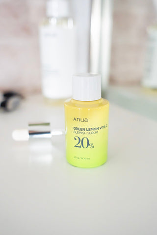 Anua Green Lemon Vita C Blemish Serum | 20% Vitamin C Dark Spot Treatment - Love Marlow