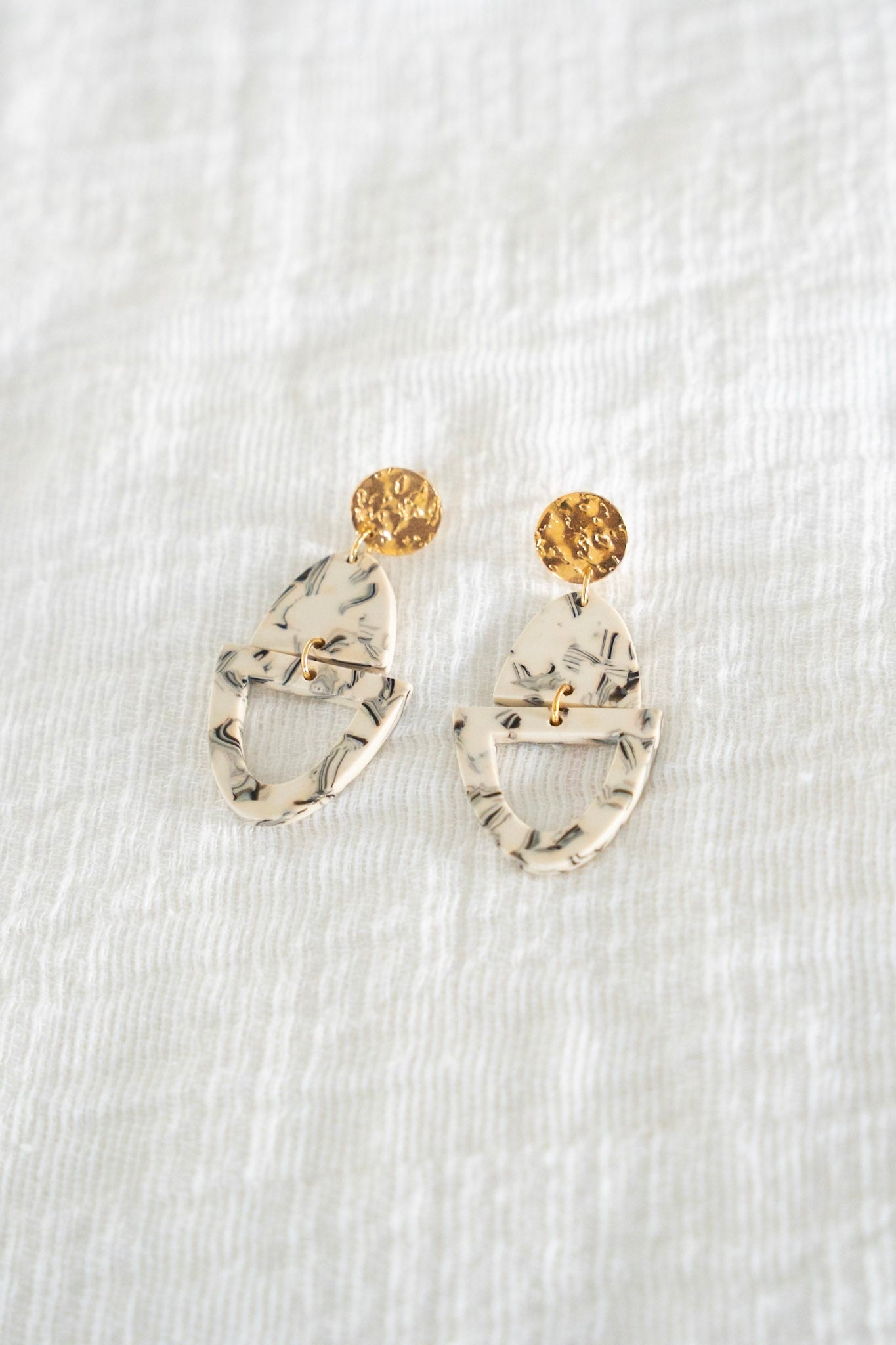 Athena Earring in Coconut - Love Marlow