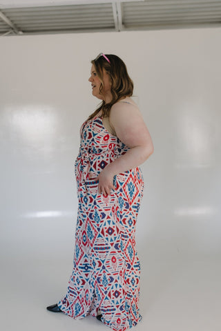 AZTEC PRINT JUMPSUIT - Love Marlow