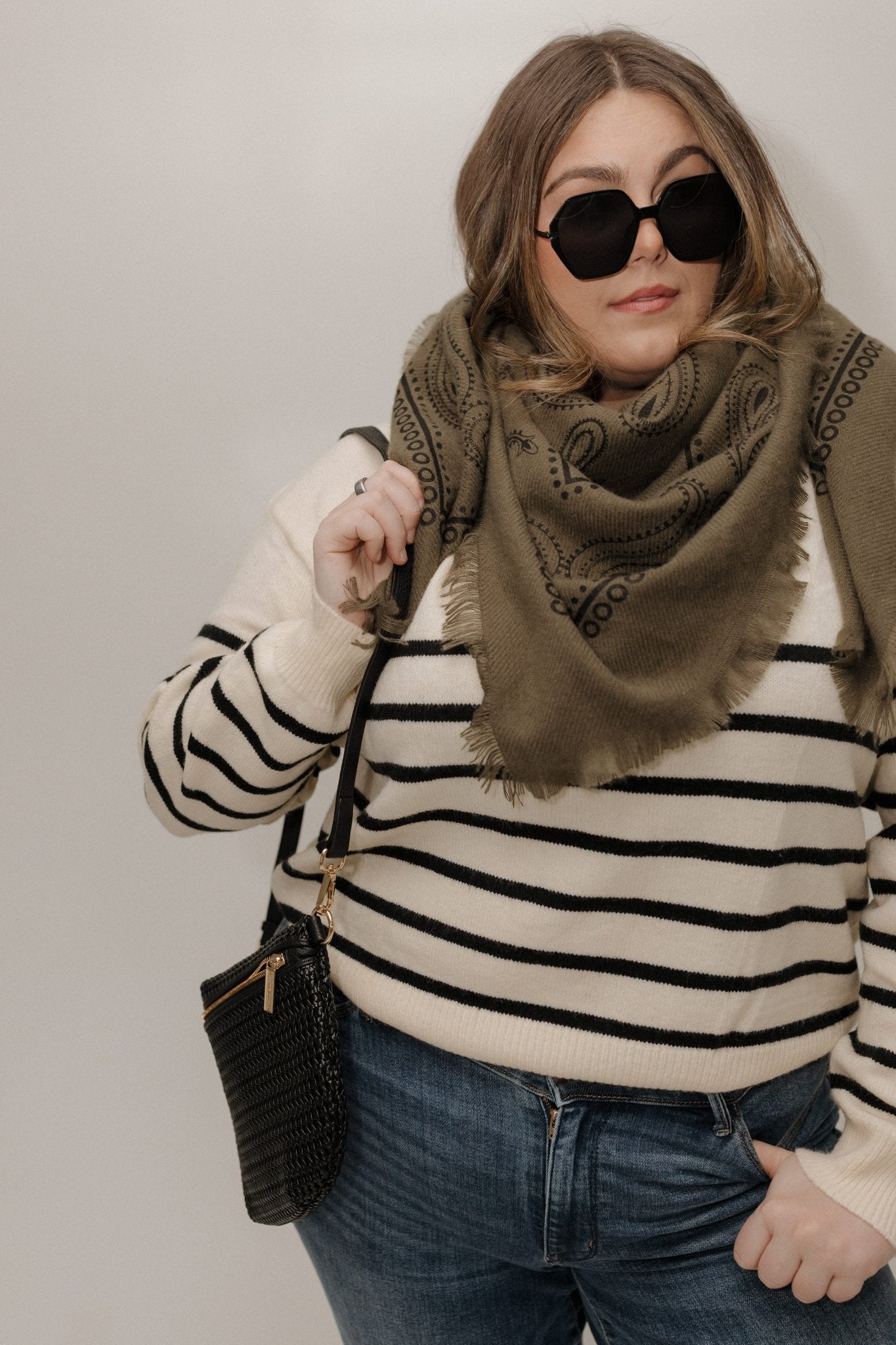 Bandana Scarf in Khaki - Love Marlow