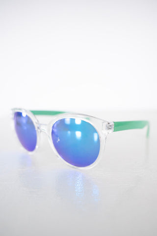 BARBADOS SUNGLASSES IN BLUE - Love Marlow