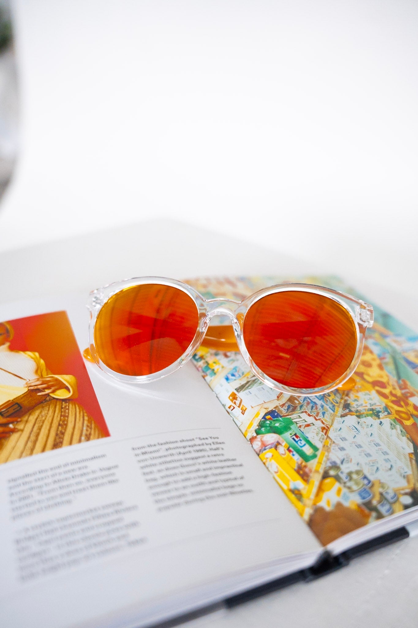 BARBADOS SUNGLASSES IN ORANGE - Love Marlow
