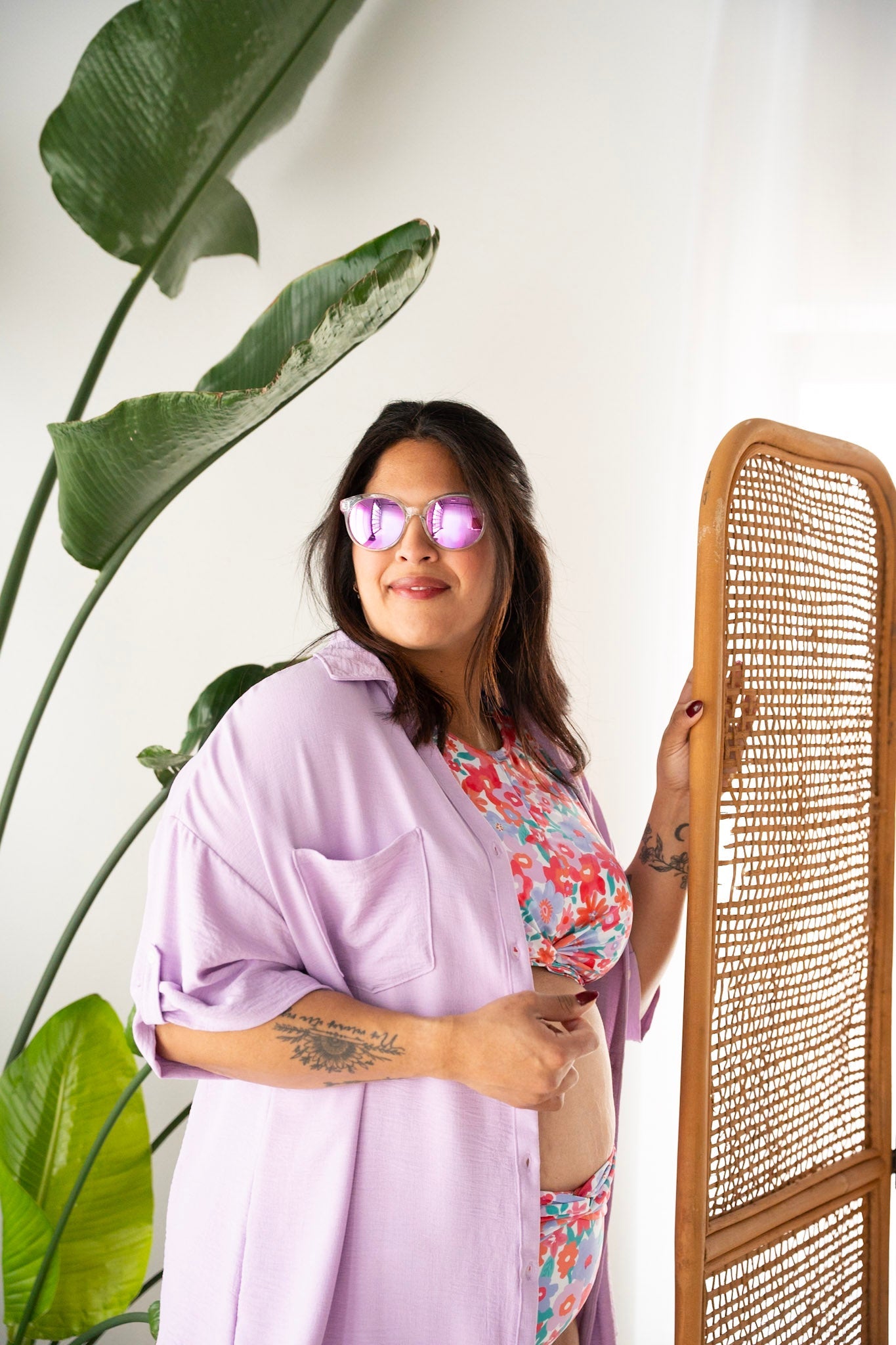 BARBADOS SUNGLASSES IN PINK - Love Marlow