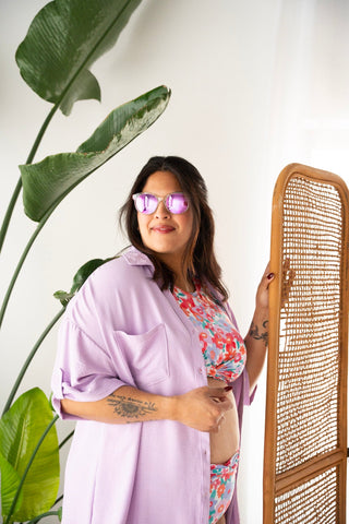 BARBADOS SUNGLASSES IN PINK - Love Marlow