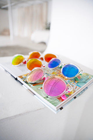 BARBADOS SUNGLASSES IN RED - Love Marlow