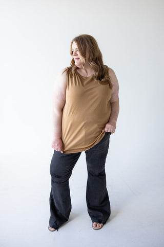 BASIC HIGH NECK TANK - Love Marlow