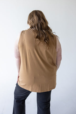 BASIC HIGH NECK TANK - Love Marlow