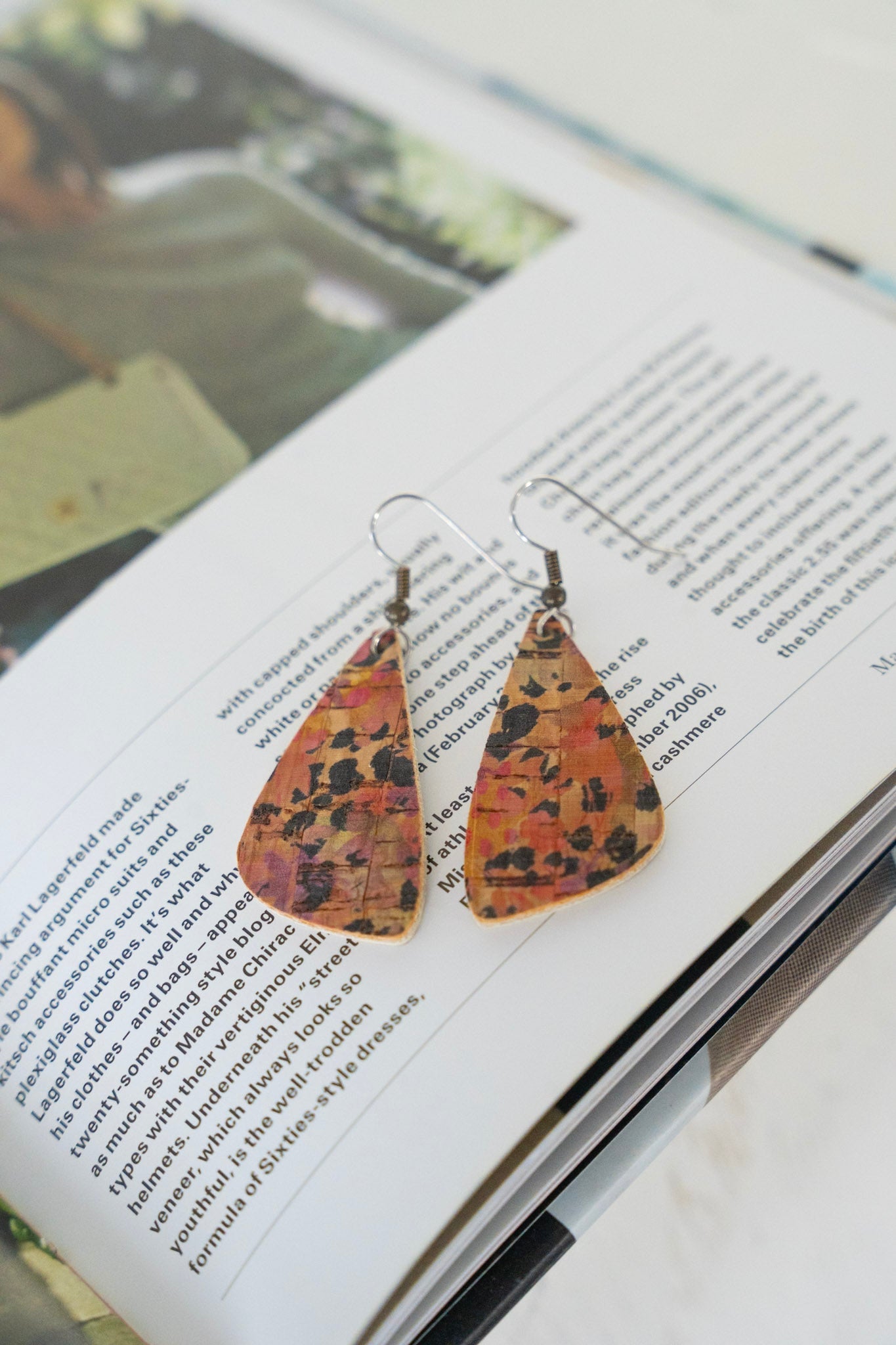 Baylee Earrings in Bright Animal Print - Love Marlow
