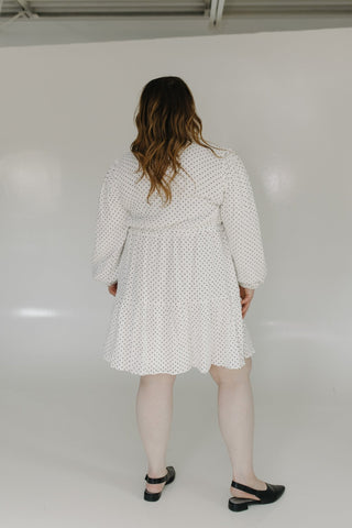 BLOUSON SLEEVE POLKA DOT DRESS - Love Marlow