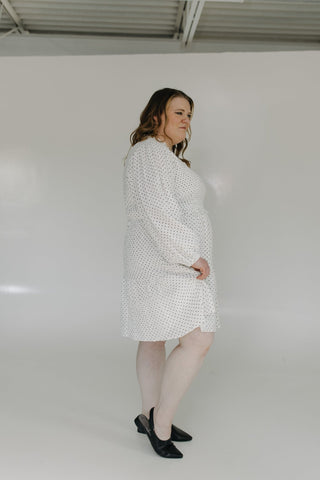 BLOUSON SLEEVE POLKA DOT DRESS - Love Marlow