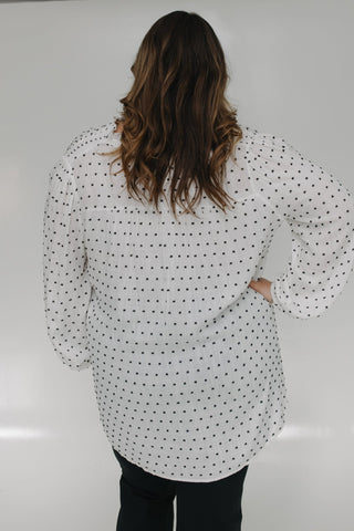 BOHO BLOUSE WITH POLKA DOTS - Love Marlow