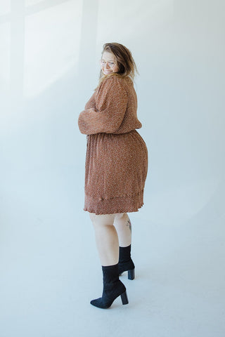 BOHO FLORAL DRESS WITH RUFFLE HEM - Love Marlow