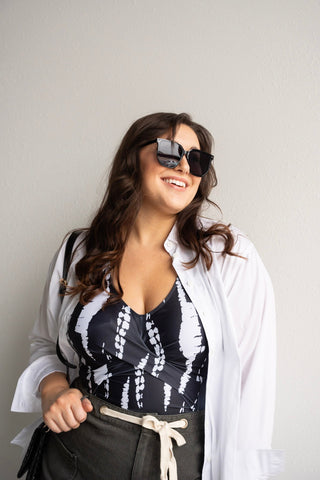 BORA BORA SUNGLASSES IN BLACK - Love Marlow