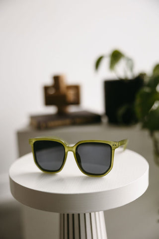 BORA BORA SUNGLASSES IN MOSS - Love Marlow