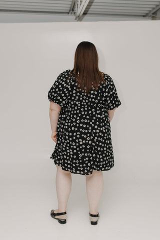 BREEZY BUBBLE SLEEVE KNEE LENGTH DRESS - Love Marlow