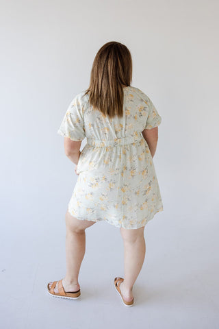BUBBLE SLEEVE A - LINE DRESS IN SUNRISE YELLOW - Love Marlow