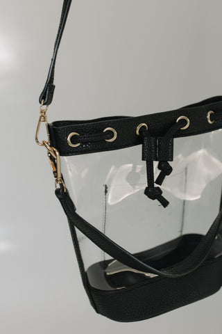 CINCH DRAWSTRING STADIUM BAG HANDS - FREE CROSSBODY & SHOULDER STRAP SECURITY FRIENDLY - Love Marlow