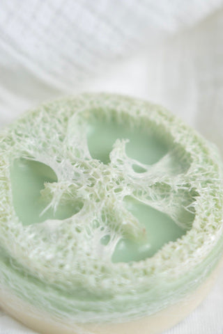 CLARITY LOOFAH SOAP WITH LEMONGRASS & LAVENDER – NATURAL EXFOLIATING & MOISTURIZING BAR - Love Marlow