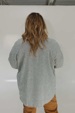 CLASSIC HOUNDSTOOTH PATTERN CORDUROY JACKET - Love Marlow