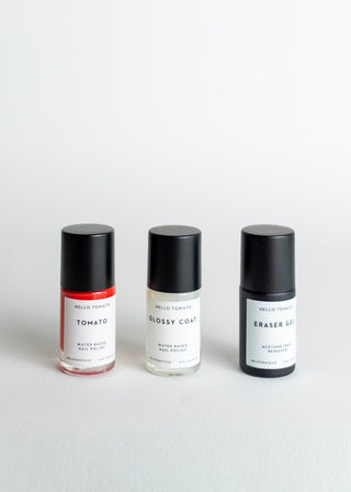 CLEAR BASE & TOP COAT NAIL POLISH – GLOSSY, VEGAN, ODORLESS & NON - TOXIC - Love Marlow
