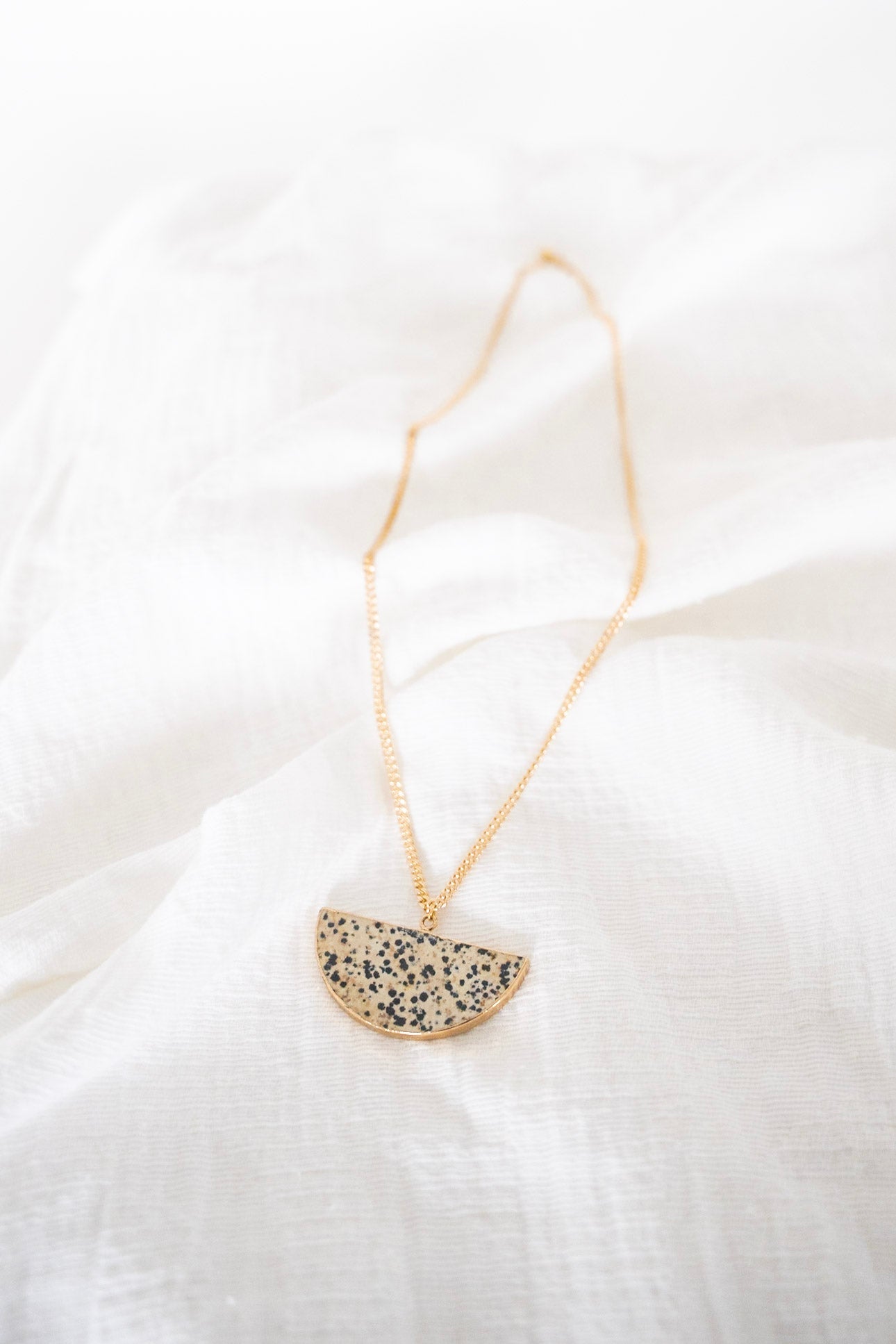 CLEOPATRA NECKLACE IN DALMATIAN - Love Marlow