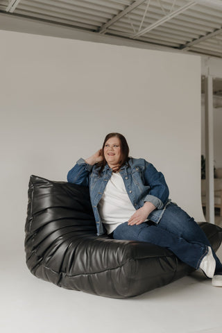 Crew Neck Thermal Dolman Tee with Front Pocket – Sun Kissed Ecru - Love Marlow