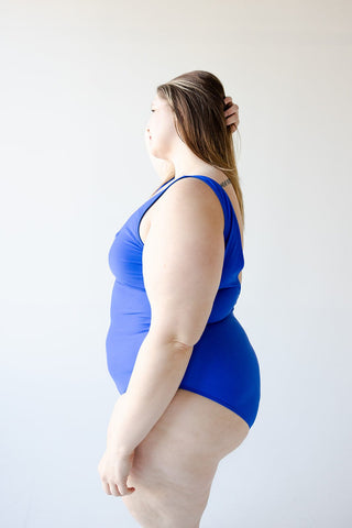 CRISSCROSS V - NECK ONE - PIECE SWIMSUIT - Love Marlow