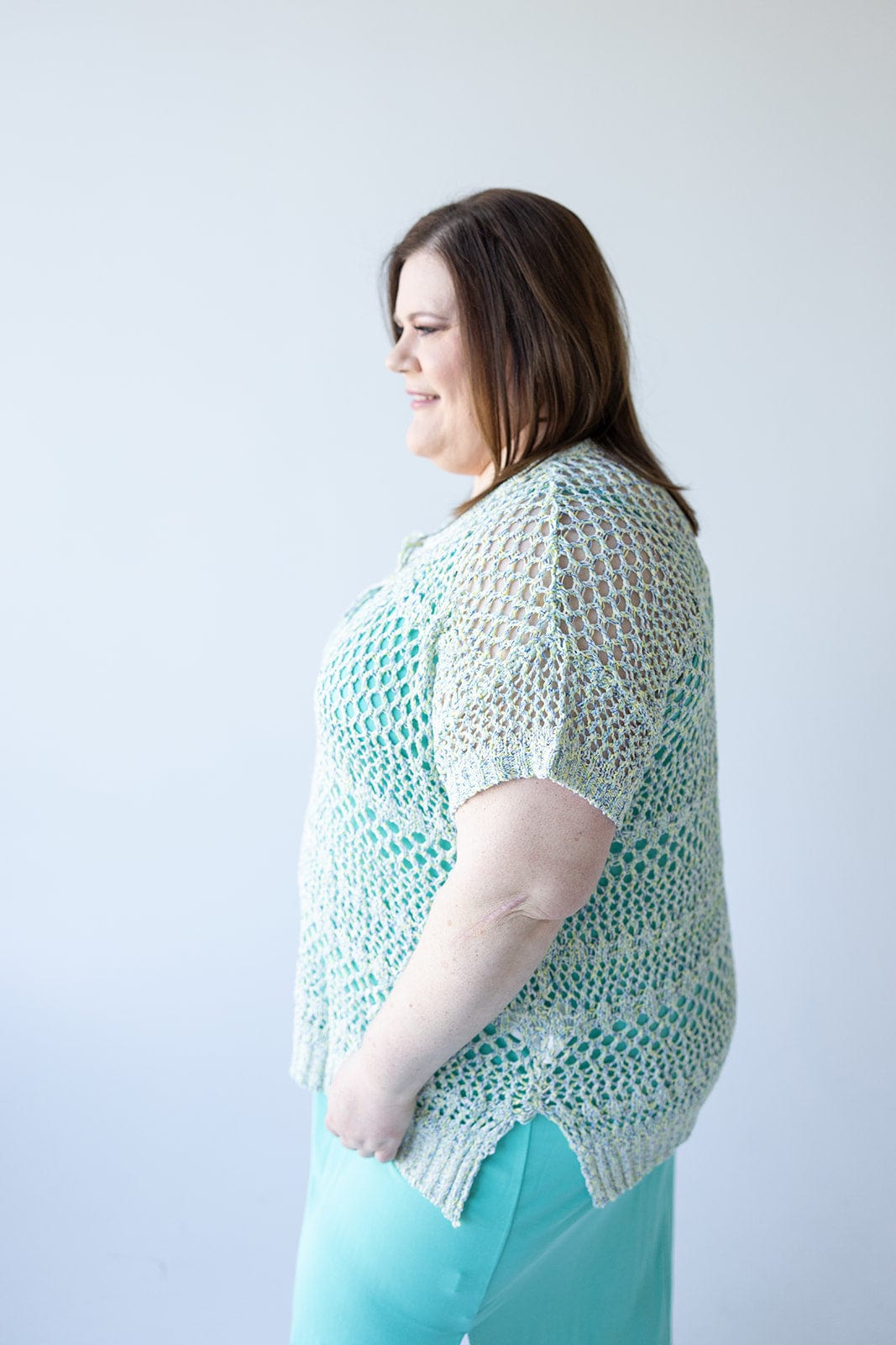 CROCHET SHORT SLEEVE TEE - Love Marlow