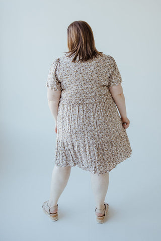 DAINTY FLORAL DRESS WITH FEMININE RUFFLE DETAIL - Love Marlow