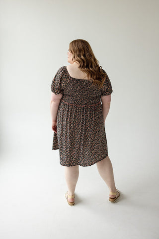 DAINTY FLORAL SMOCKED BODICE DRESS - Love Marlow