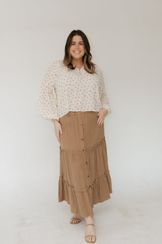 Dainty Floral Textured Blouse – Vintage Bloom - Love Marlow