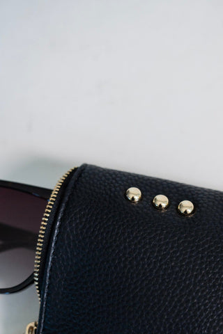 DUAL LUXE GLASSES CASE 2 - IN - 1 VEGAN LEATHER HOLDER FOR SUNNIES AND READERS - Love Marlow