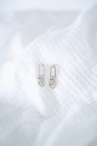 Elaina Earrings in Silver - Love Marlow