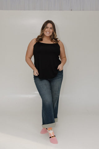 ESSENTIAL CAMI IN BLACK - Love Marlow