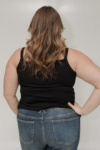 ESSENTIAL CAMI IN BLACK - Love Marlow