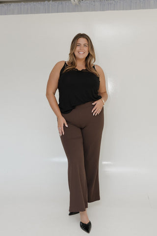 ESSENTIAL CAMI WITH LACE DETAIL IN BLACK - Love Marlow