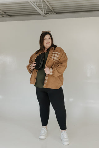 ESSENTIAL LONG SLEEVE SUPER SOFT TEE IN DARK SPRING - Love Marlow