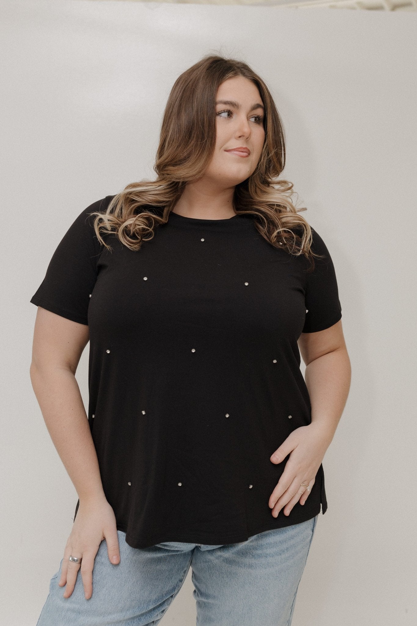 Essential Sparkle Tee – Classic Black - Love Marlow