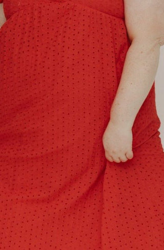 Eyelet Lace Slip Dress – Caliente - Love Marlow
