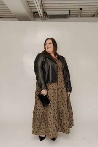 Faux Leather Moto Jacket – Black - Love Marlow