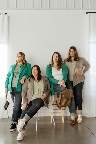 FLAPOVER BACKPACK IN DUSTED TRUFFLE - Love Marlow